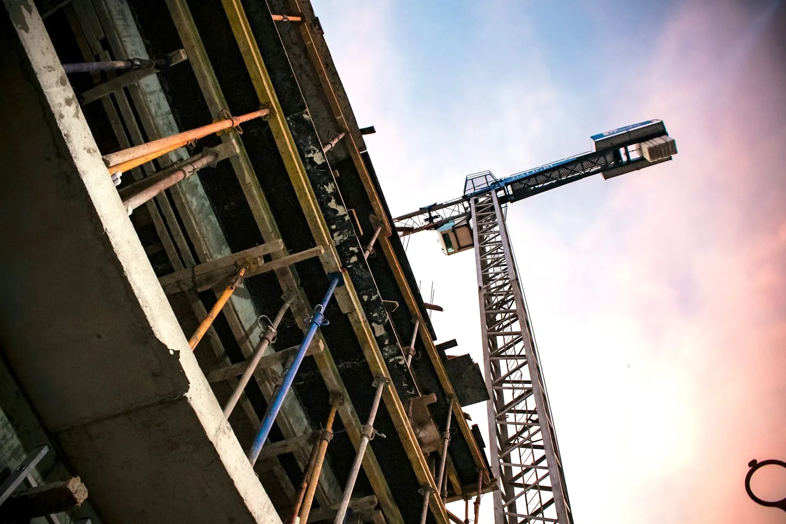 Construction and civil engineering in progress